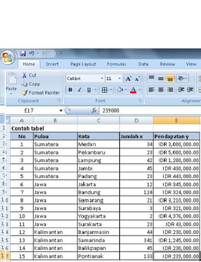 Buat Pemula Cara Mengolah Data Mengunakan Pivot Excel 2007 Kaskus