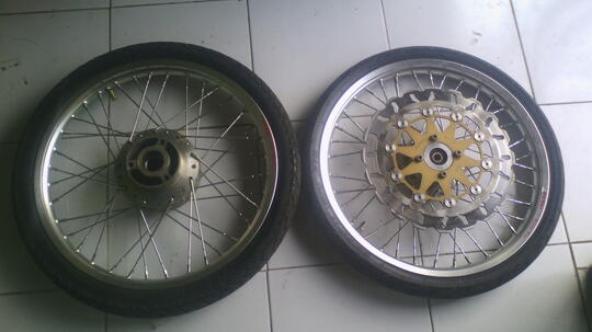 Velg Jari-Jari Satria FU Osaki, Jari Yaguso with Cakram Daytona