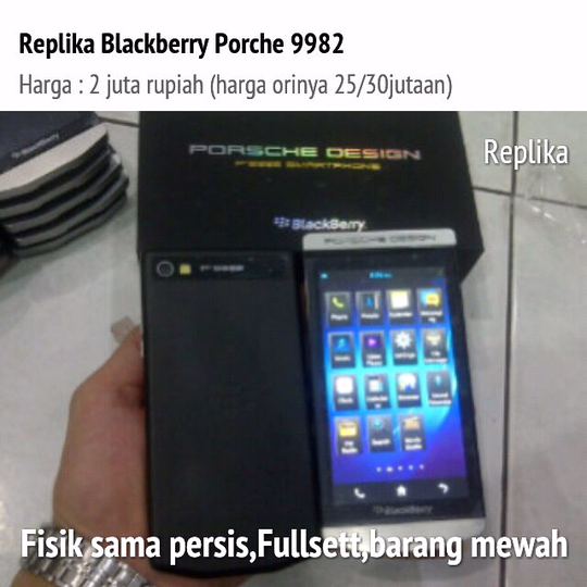Replika handphone MEWAH! Murah meriah Aja :)