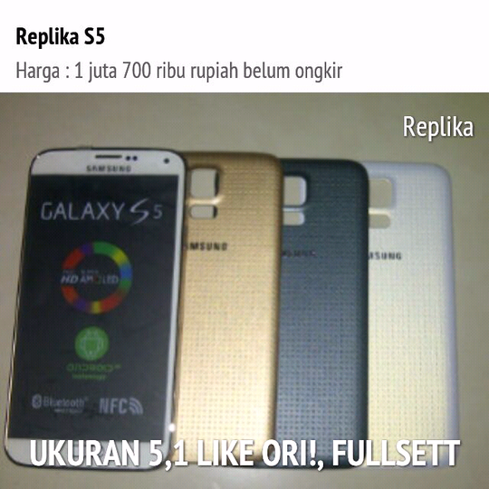 Replika handphone MEWAH! Murah meriah Aja :)