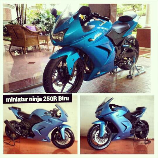 ### Miniatur Ninja 250 R ( Bisa Custom ) asli Handmade, Masuk dulu gan ###