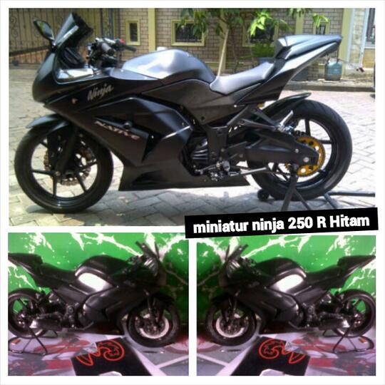 ### Miniatur Ninja 250 R ( Bisa Custom ) asli Handmade, Masuk dulu gan ###
