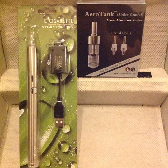 E-Cig Starter Kit EVOD VV (Variable Volt) 1100mah Batt, Aksesoris E-Cig