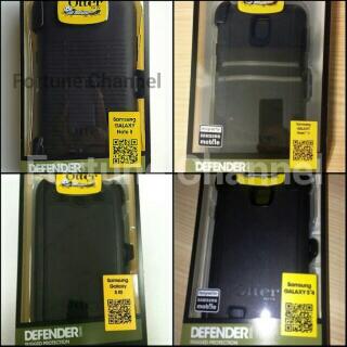 Otterbox Defender for Samsung Galaxy Note 4 IV - Black - Glacier Grey