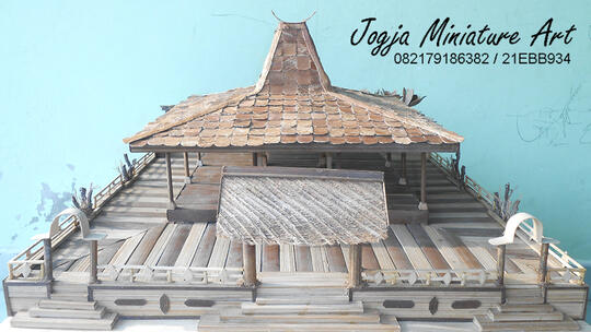 780+ Gambar Miniatur Rumah Adat Joglo Gratis