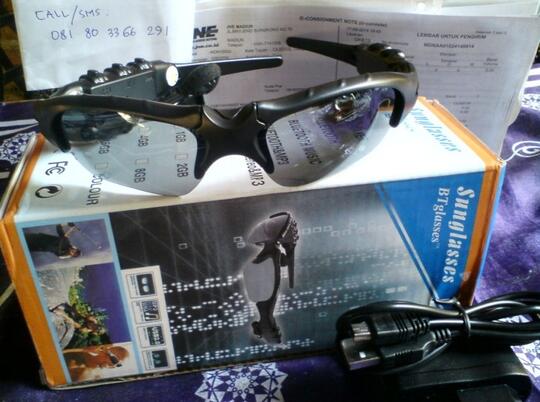 Terjual Kacamata MP3 2Gb Sunglasses 