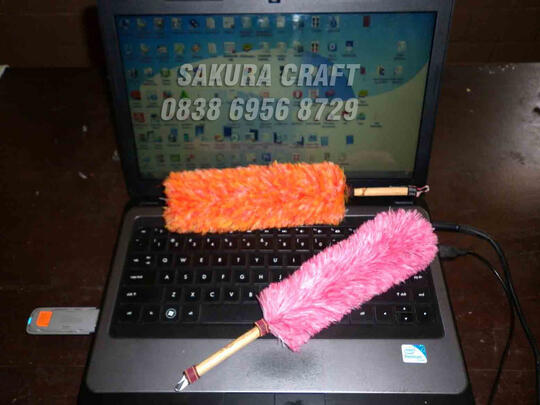 Souvenir Kemoceng Mini Sakura Murah Unik dan Imut