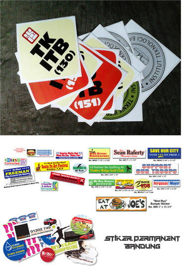 TERIMA CETAK STIKER/STICKER/VINYL PERMANENT (CUSTOM)