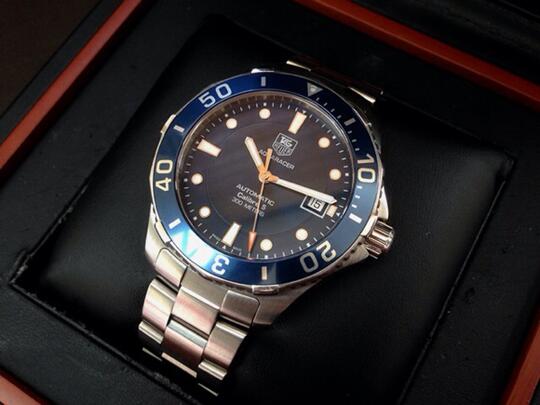 TAG Heuer AQUARACER Calibre 5 Blue Dial 