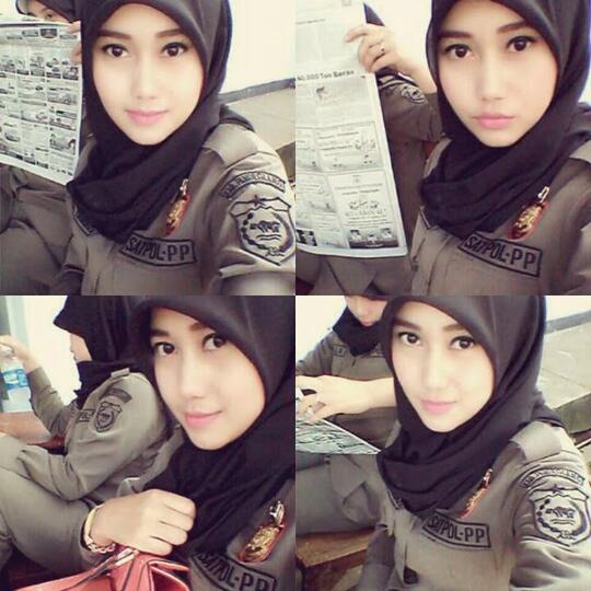 Nurul Habibah, Satpol PP Cantik Berhijab Buat Gemas Dunia Maya