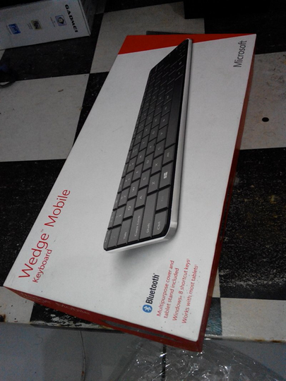 what is a wedge keyboard