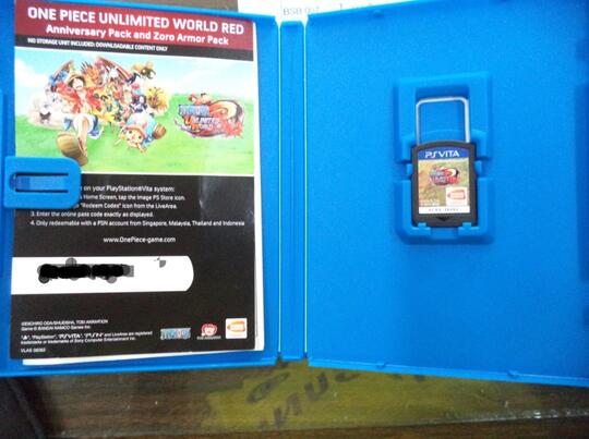 WTS Cartridge game ps vita: One Piece Kaizoku Musou 2 & One Piece Ultimate Red, MULUS