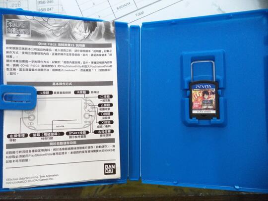 WTS Cartridge game ps vita: One Piece Kaizoku Musou 2 & One Piece Ultimate Red, MULUS