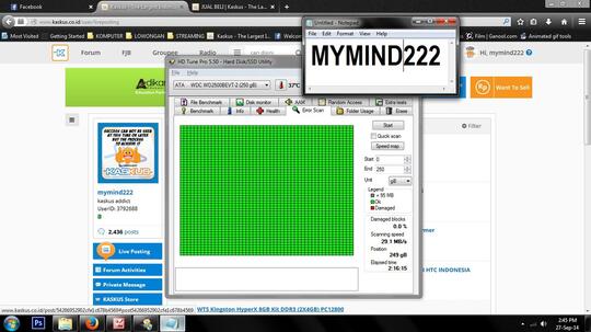 HDD 2,5" WDC BLUE 250GB 5400rpm ex LAPTOP DEPOK