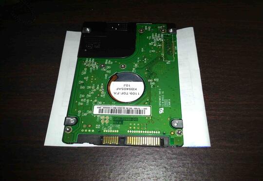 HDD 2,5" WDC BLUE 250GB 5400rpm ex LAPTOP DEPOK