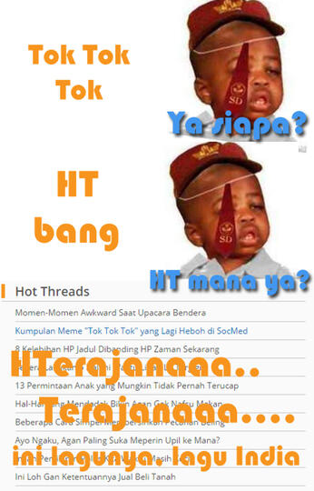 Kumpulan Meme "Tok Tok Tok" UPDATE