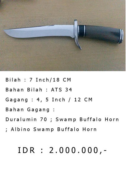 PISAU ATS 34 / DURALUMIN Antik & Muluss