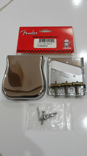 Fender Telecaster Vintage Saddle Bridge+Ashstray Cover Bridge
