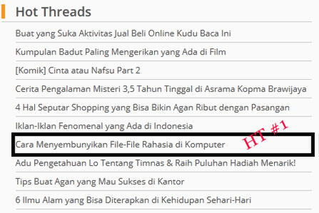 Agan Punya File Rahasia? ini Cara Menyembunyikannya!