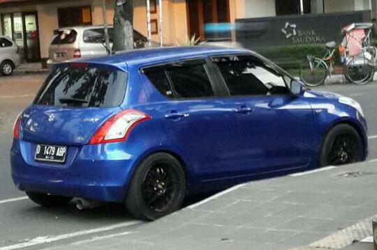 wts all new swift blue 2013 m/t modification bandung