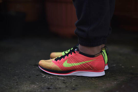 flyknit racer hyper punch