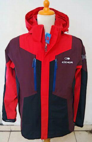 WTS Jaket Waterproof, Windproof, Breathable, Hoodie bisa dilepas, full seam sealed
