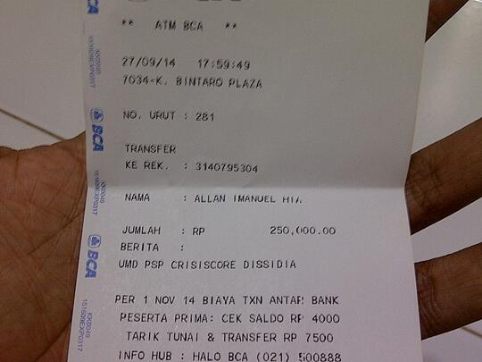 Waspadalah bertransaksi sama aland73 AKA Allan Imanuel Hia, 085205657773