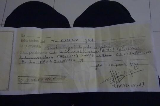 Surat Terbuka Untuk Owner & Driver Avanza B 1956 POP yg M'coba Melindas Saya & Kabur!