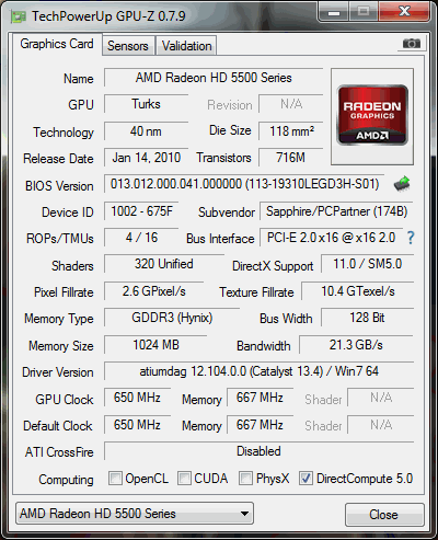 Sapphire Radeon HD5570