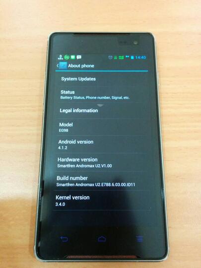 Update Andromax U2 Sekali