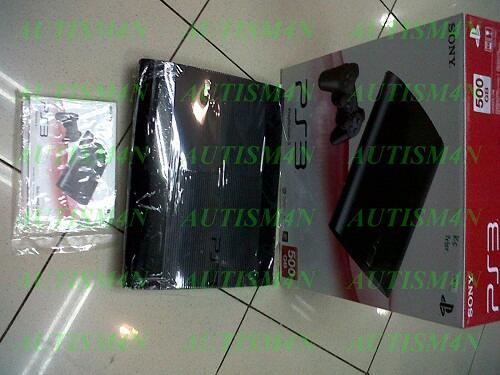 PS3 Super Slim 500GB + PES MurMoel (Murah Moeloess)