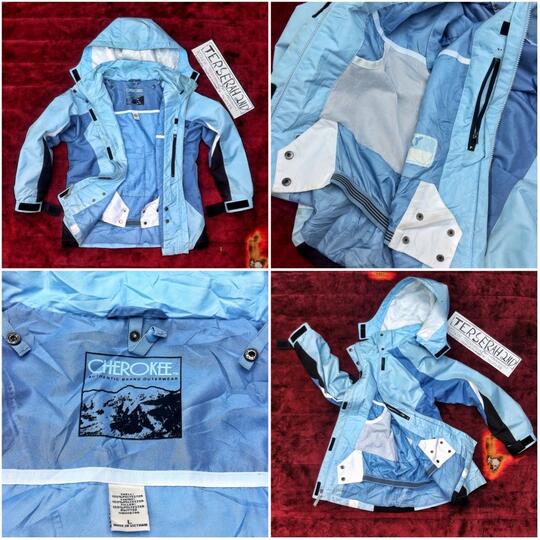 jaket waterproof cherokee (bkn tnf,eiger,deuter)