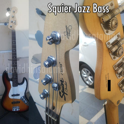 squier jazz bass california series