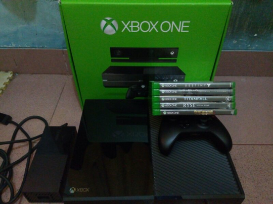 jual santai xbox one kinect us version + bnyk bonus +++