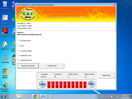 Cat Kunci Jawaban Cpns Cat Word File Kisi Kisi Soal Cpns 2018 File