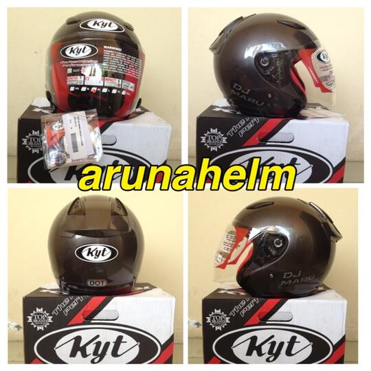 Terjual Helm Kyt Dj Maru Warna Gun Metal Size M Kaskus