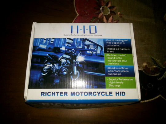 WTS Lampu HID motor 6000K