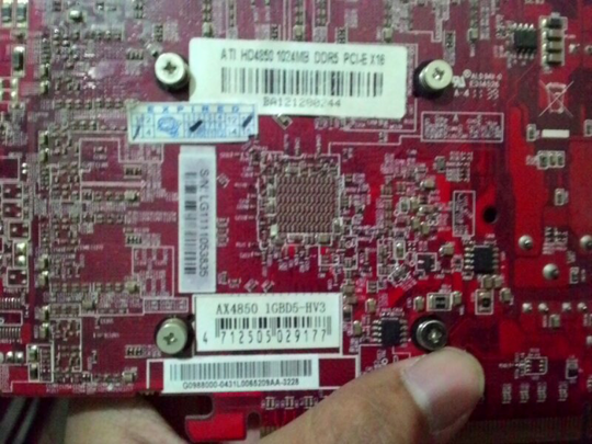 VGA DA HD 4850 DDR5 (RUSAK)