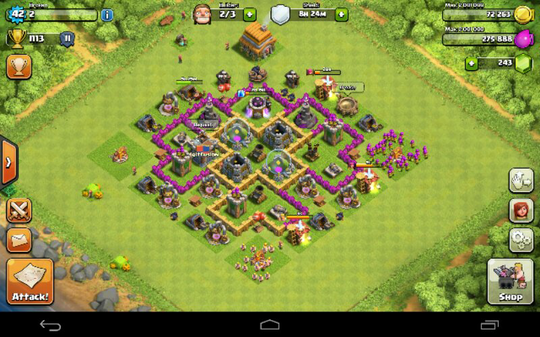 account clash of clan th 6 murmer max