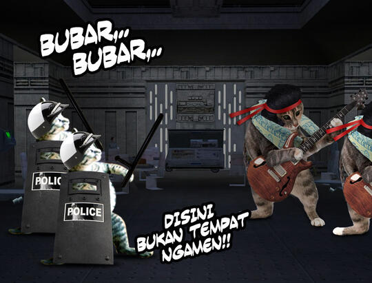 Kucing Numpang Lewat - Episode Star Wars (Komik Sotosop Full Picture)