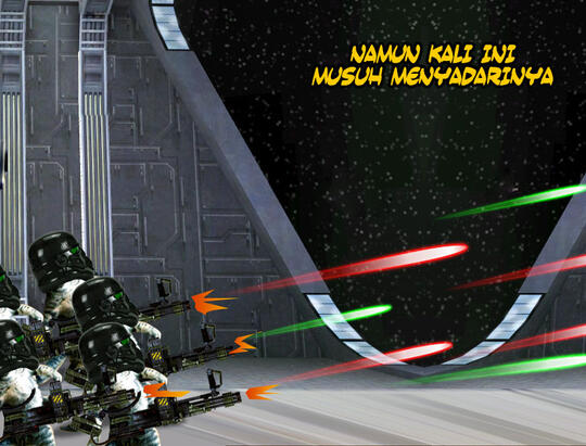Kucing Numpang Lewat - Episode Star Wars (Komik Sotosop Full Picture)