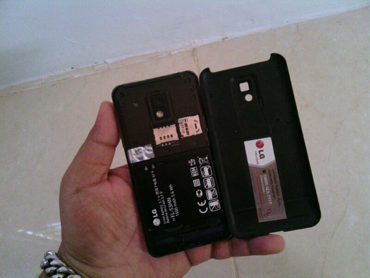 LG OPTIMUS 2X P990 DARK BROWN MURAH MERINTIH