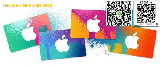 Jual iTunes Gift Cards - iTunes Gift Certificate Indonesia
