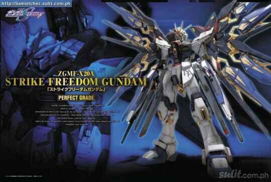 Gundam pg strike freedom daban