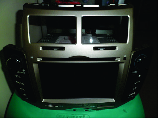 TV MOBIL DOUBLE DIN SKELETON SKT S028 G BUILD IN GPS KHUSUS YARIS