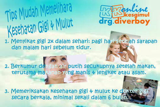 Klinik Konsultasi Online Kesehatan Gigi & Mulut oleh drg. diverboy