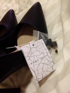 Terjual Wts Zara Original High Heels Hitam Gold Kaskus