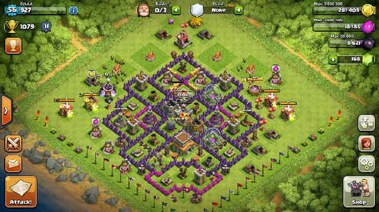 id coc clans of clans th8 muraaaah bingiit