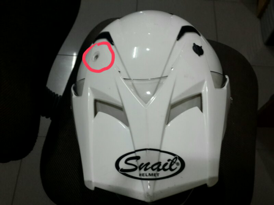 WTS HELM SNAIL SUPERMOTO XL DOUBLE VISOR