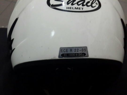 WTS HELM SNAIL SUPERMOTO XL DOUBLE VISOR